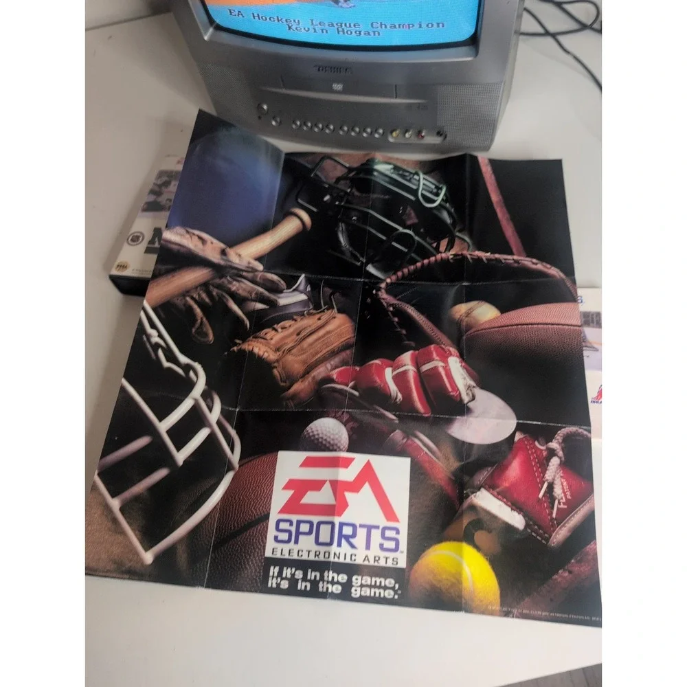 NHL '94 (Sega Genesis, 1993, Complete in Box, CIB, with manual)